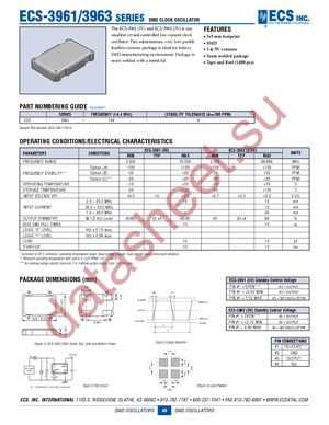 ECS-3963-100-BN-TR datasheet  